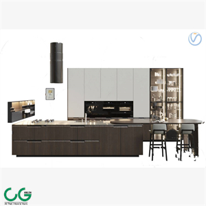 modern cabinet bar 3d model
